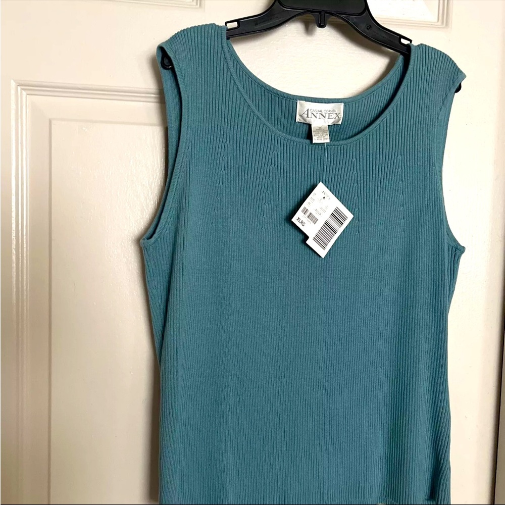 Casual Corner Annex Womens  Sleeveless Crewneck Pullover Tank Top Size XL